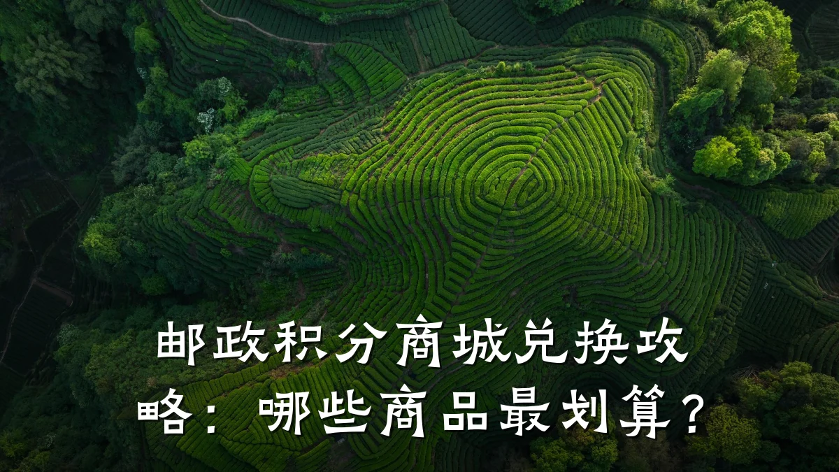 邮政积分商城兑换攻略：哪些商品最划算？