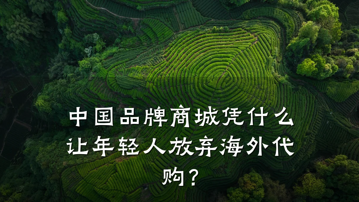 中国品牌商城凭什么让年轻人放弃海外代购？