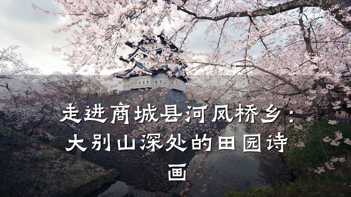 走进商城县河凤桥乡:大别山深处的田园诗画