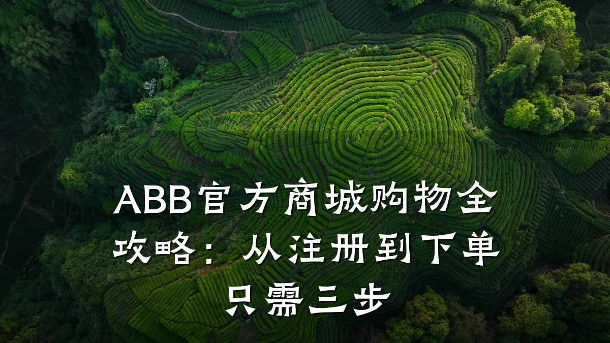 ABB官方商城购物全攻略:从注册到下单只需三步