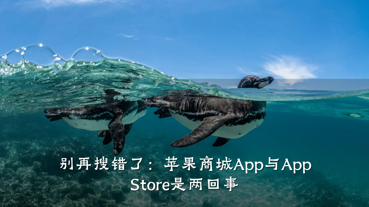 别再搜错了：苹果商城App与App Store是两回事