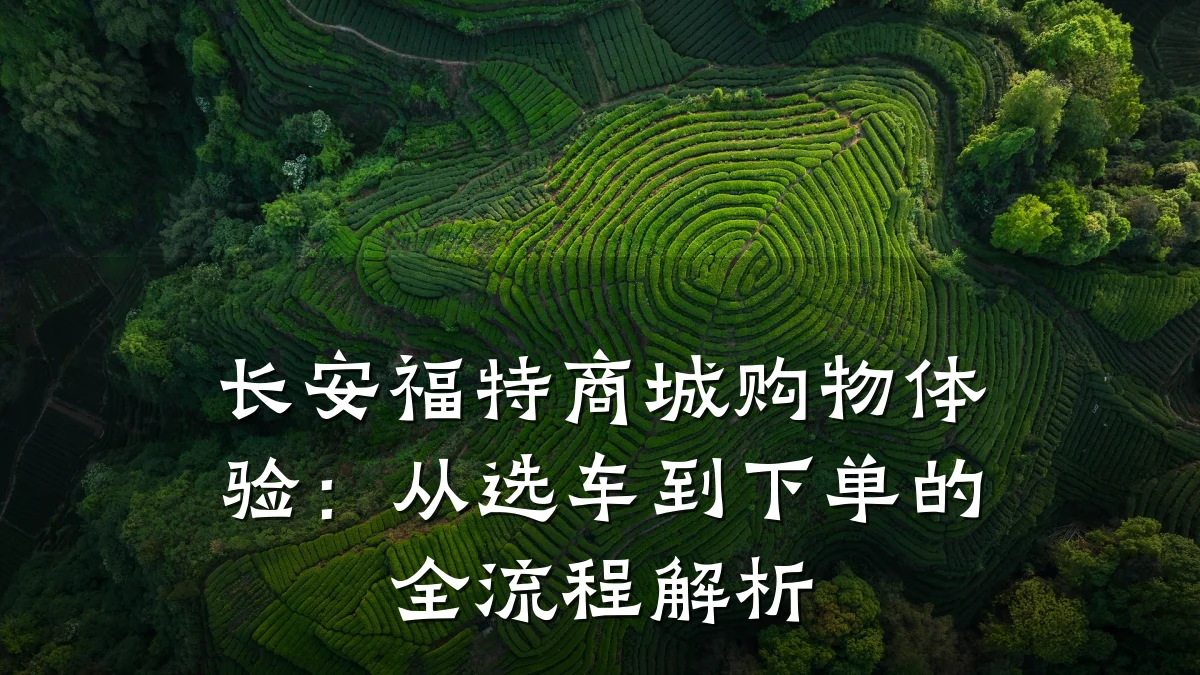 长安福特商城购物体验:从选车到下单的全流程解析