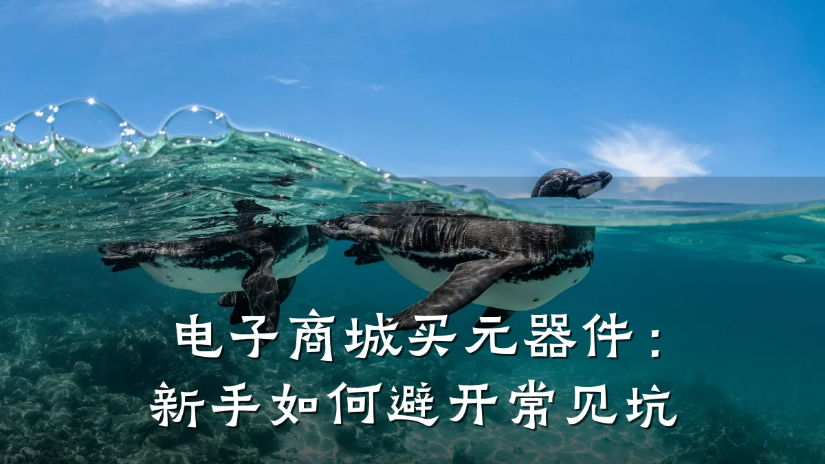 电子商城买元器件:新手如何避开常见坑
