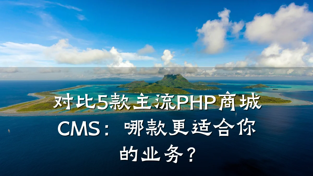 对比5款主流PHP商城CMS:哪款更适合你的业务?