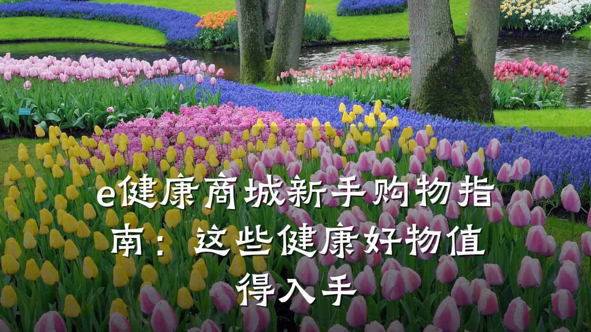 e健康商城新手购物指南：这些健康好物值得入手