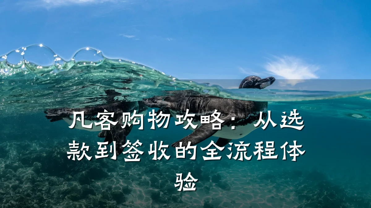 凡客购物攻略:从选款到签收的全流程体验