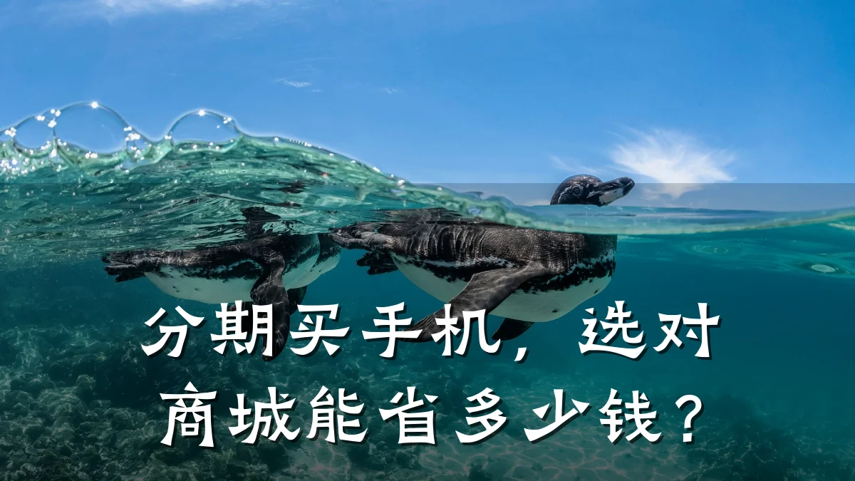分期买手机，选对商城能省多少钱？