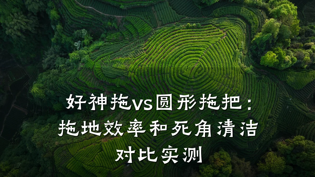 好神拖vs圆形拖把：拖地效率和死角清洁对比实测