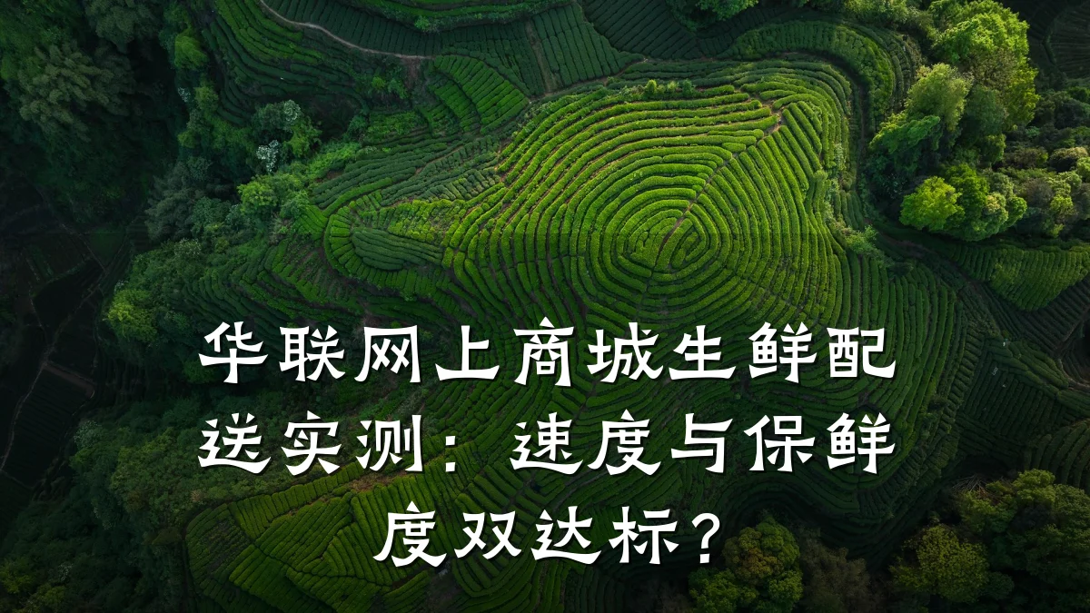 华联网上商城生鲜配送实测:速度与保鲜度双达标?