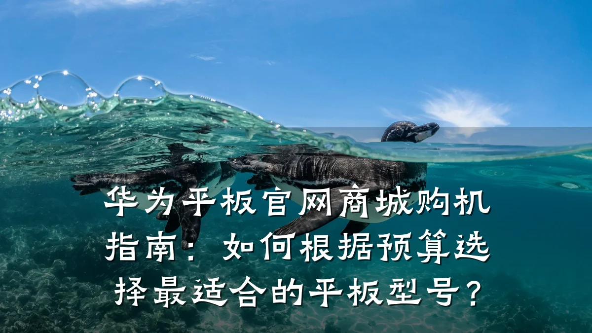 华为平板官网商城购机指南:如何根据预算选择最适合的平板型号?