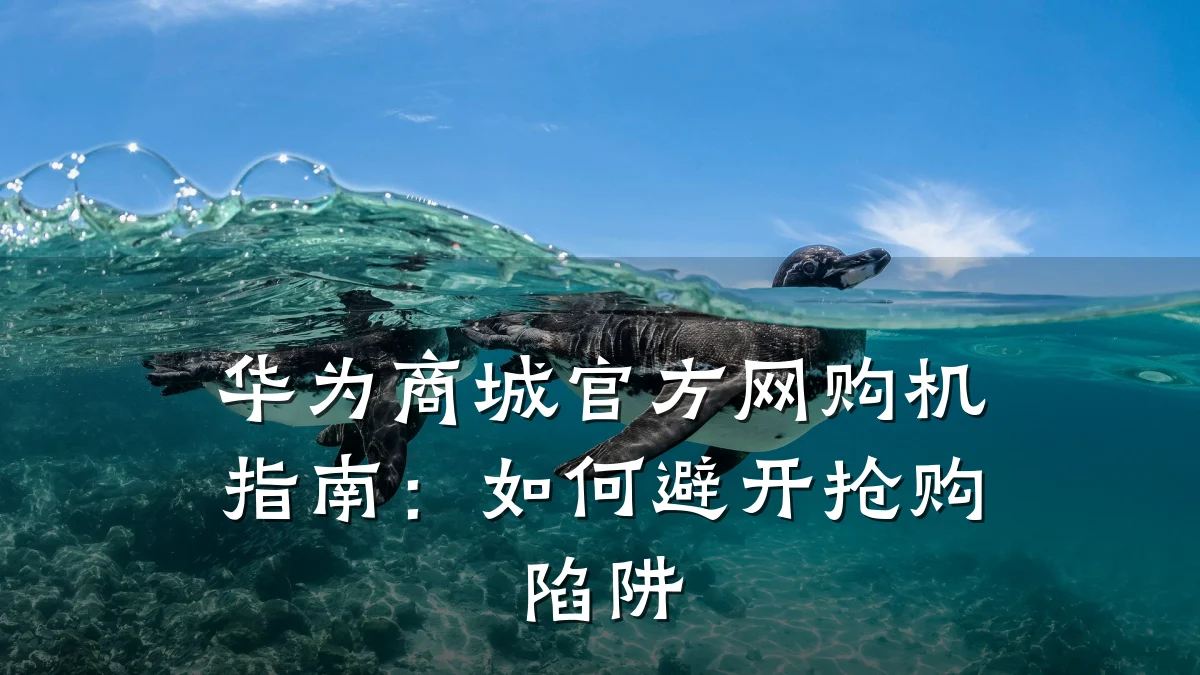 华为商城官方网购机指南:如何避开抢购陷阱