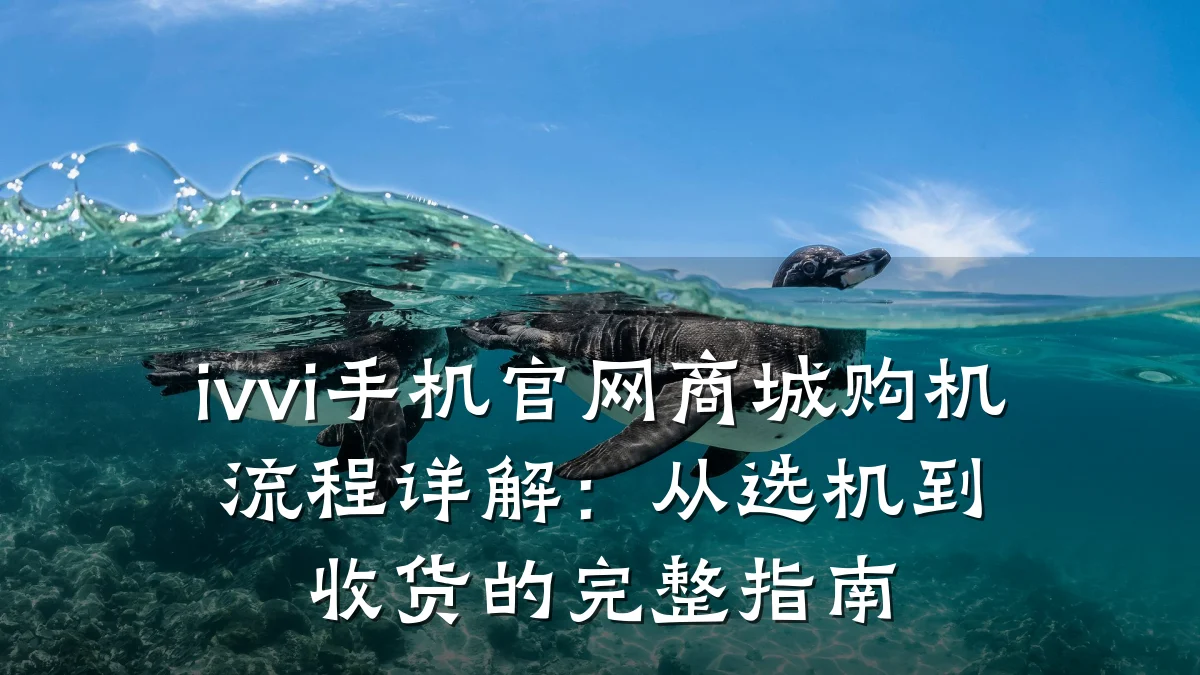 ivvi手机官网商城购机流程详解：从选机到收货的完整指南