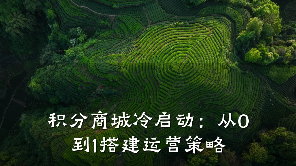 积分商城冷启动:从0到1搭建运营策略