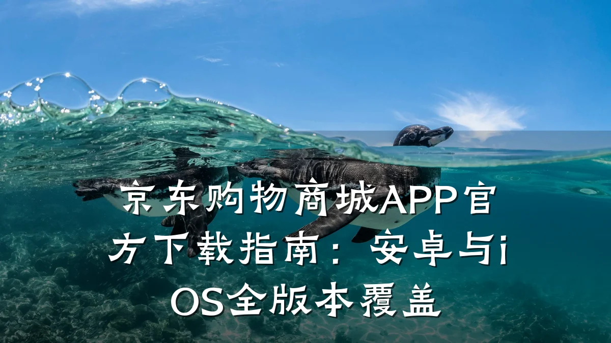 京东购物商城APP官方下载指南:安卓与iOS全版本覆盖