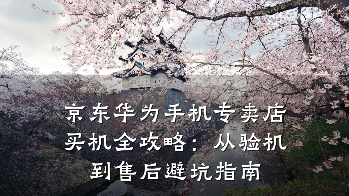 京东华为手机专卖店买机全攻略:从验机到售后避坑指南