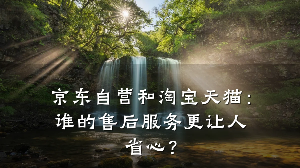 京东自营和淘宝天猫：谁的售后服务更让人省心？