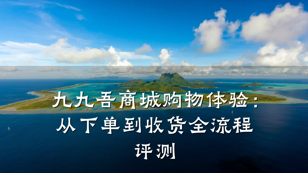 九九吾商城购物体验:从下单到收货全流程评测