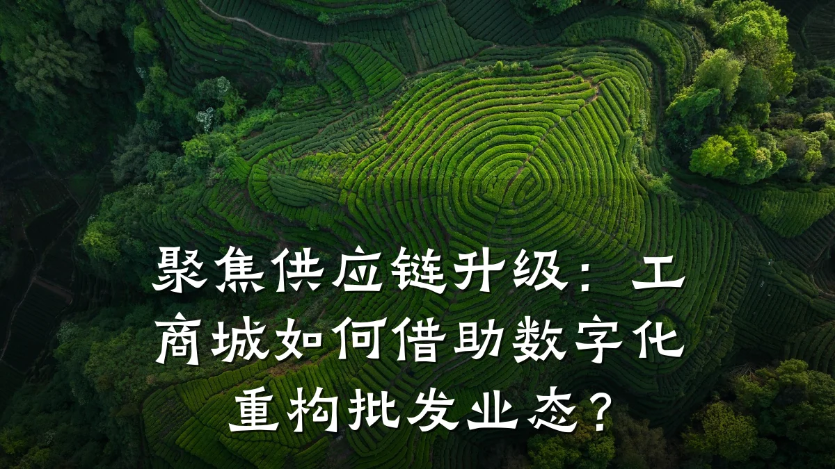 聚焦供应链升级：工商城如何借助数字化重构批发业态？