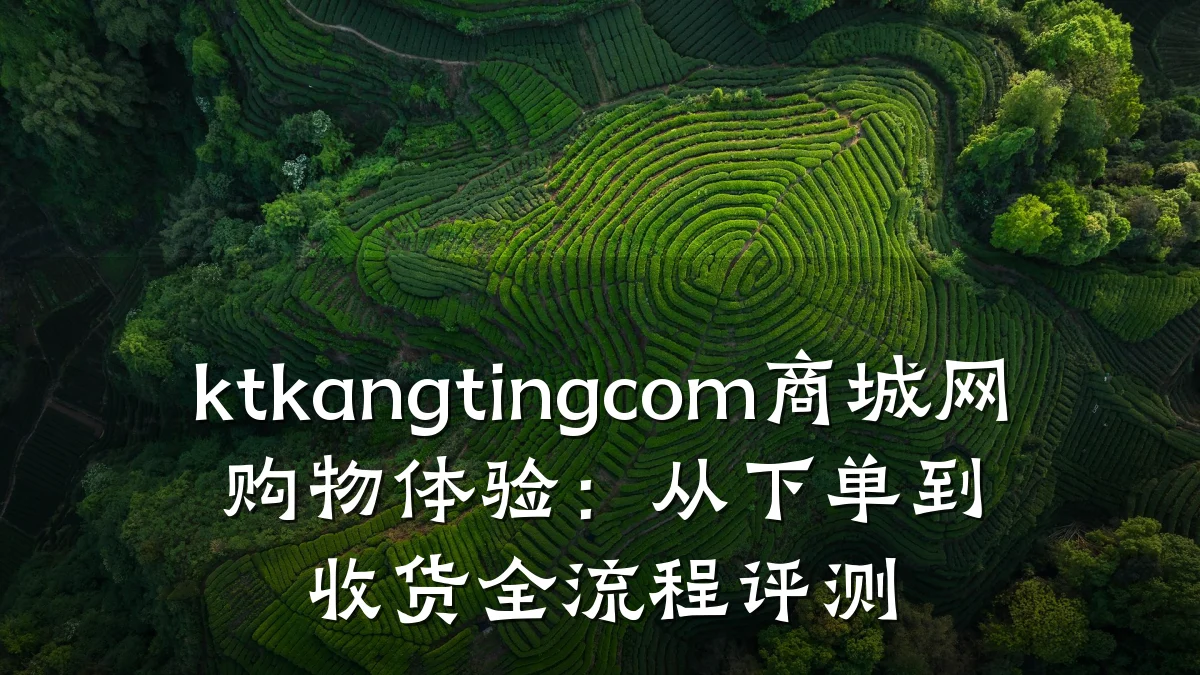ktkangtingcom商城网购物体验:从下单到收货全流程评测