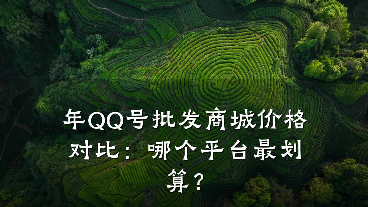 年QQ号批发商城价格对比:哪个平台最划算?