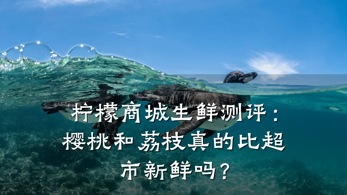 柠檬商城生鲜测评:樱桃和荔枝真的比超市新鲜吗?