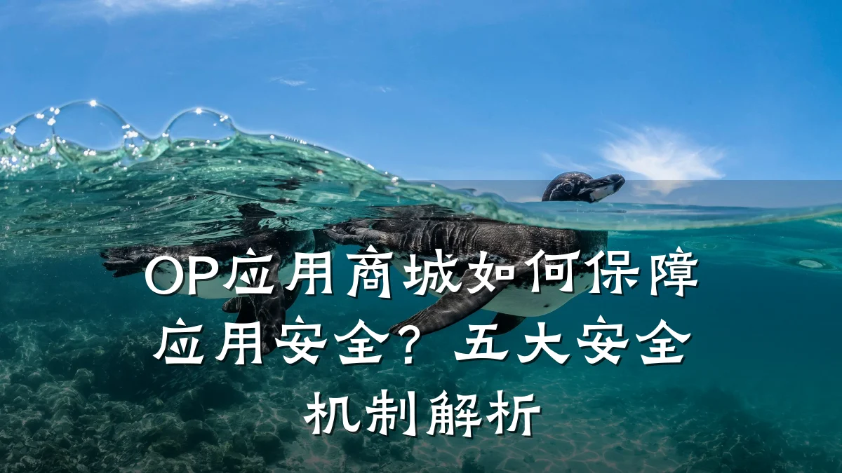 OP应用商城如何保障应用安全？五大安全机制解析