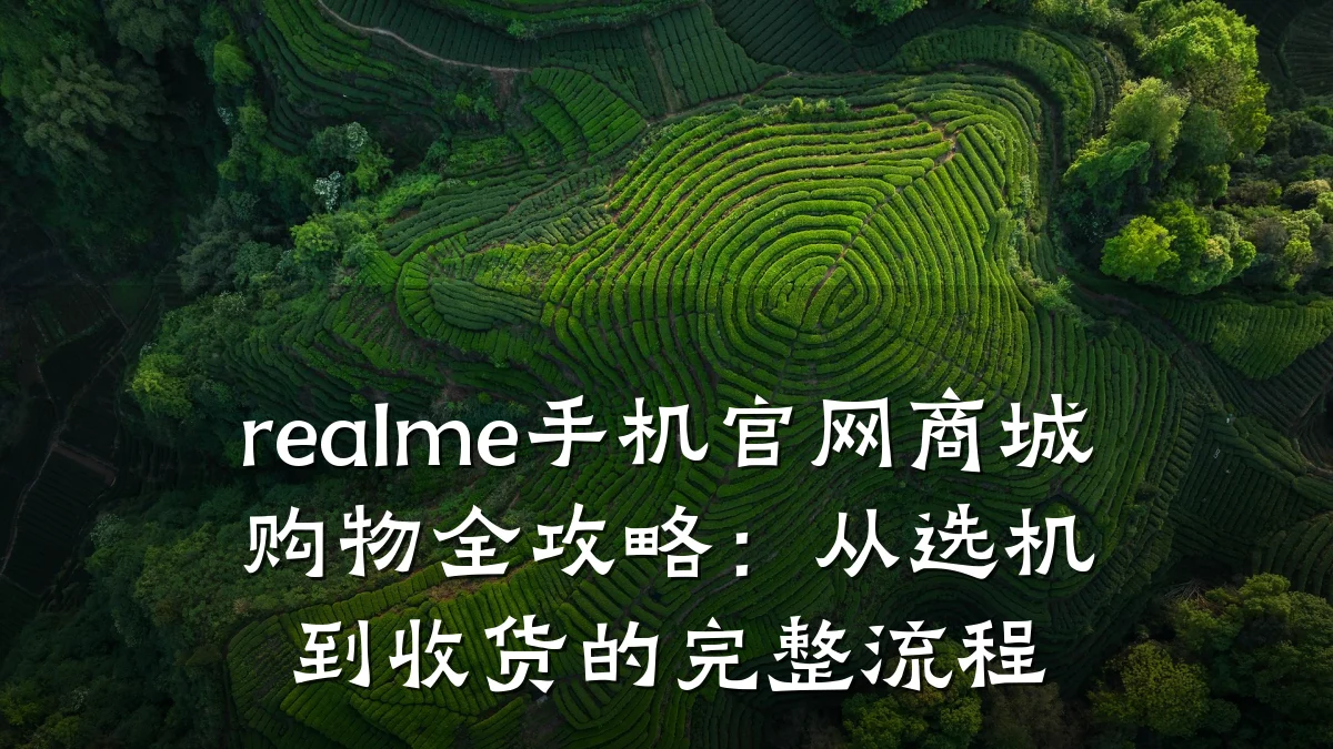 realme手机官网商城购物全攻略:从选机到收货的完整流程