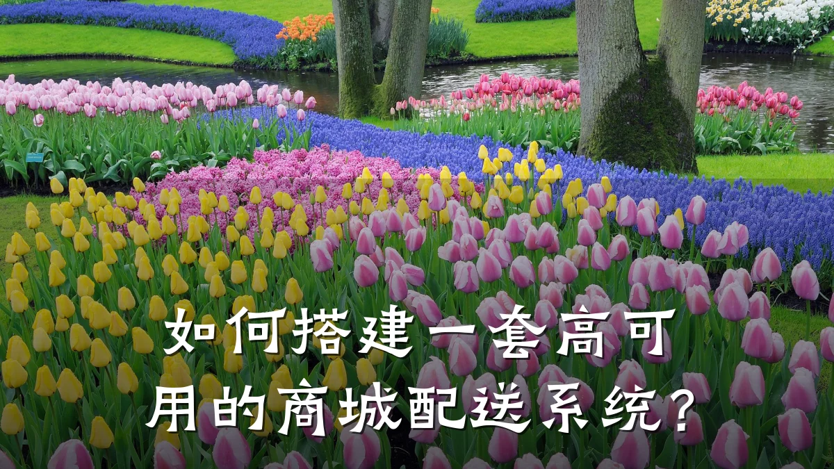 如何搭建一套高可用的商城配送系统?