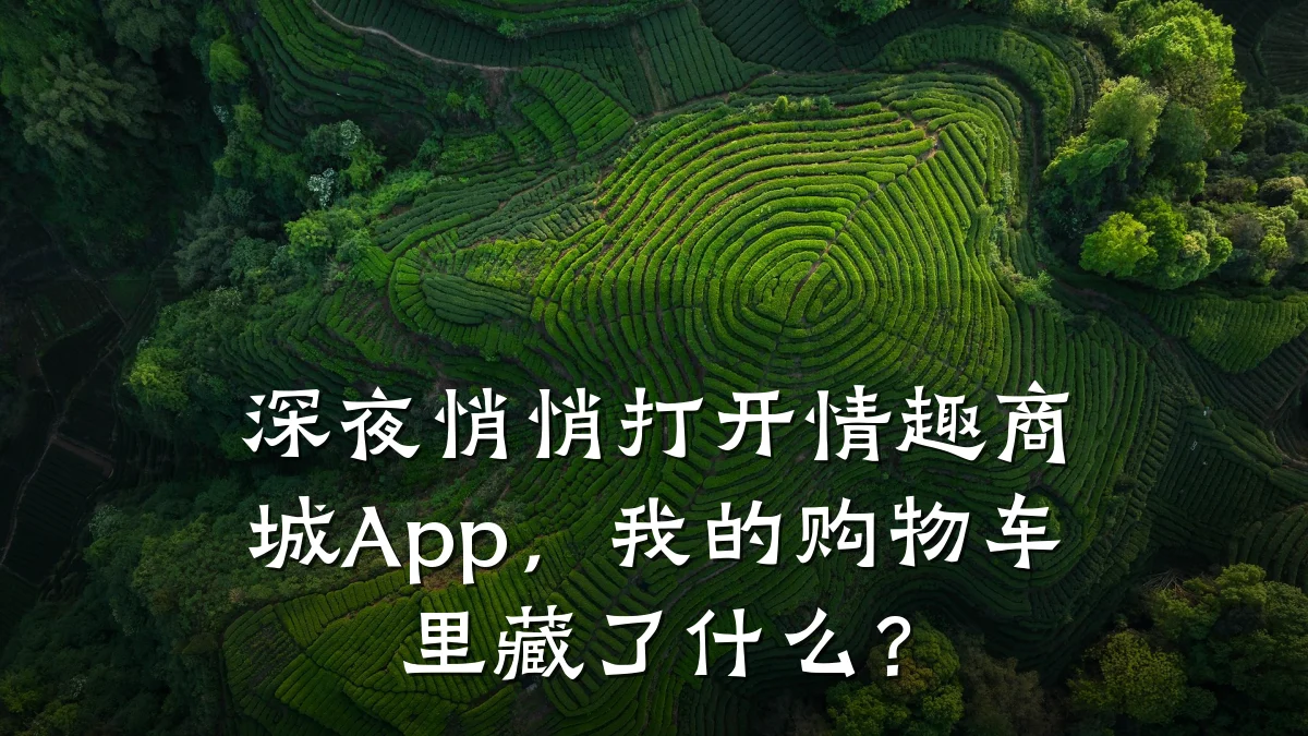 深夜悄悄打开情趣商城App,我的购物车里藏了什么?