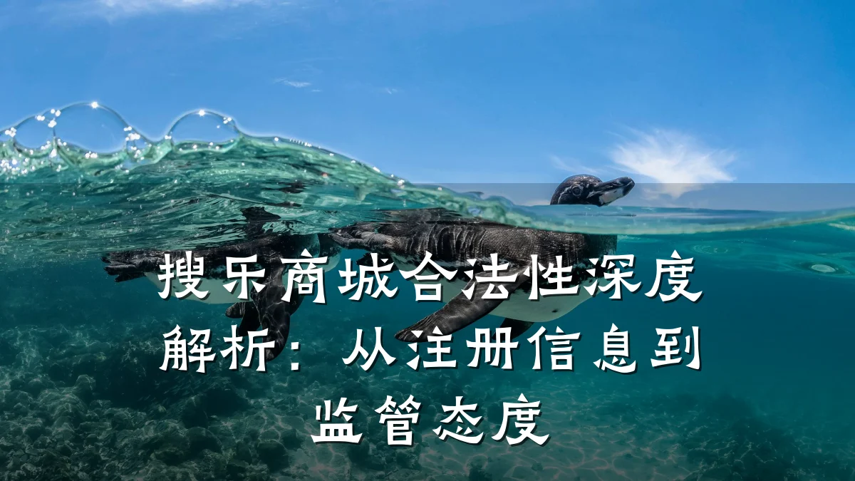 搜乐商城合法性深度解析：从注册信息到监管态度