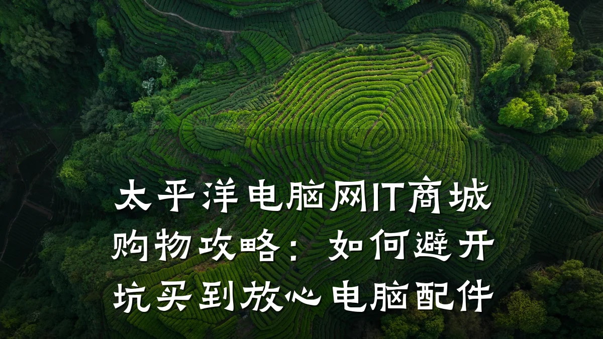 太平洋电脑网IT商城购物攻略:如何避开坑买到放心电脑配件