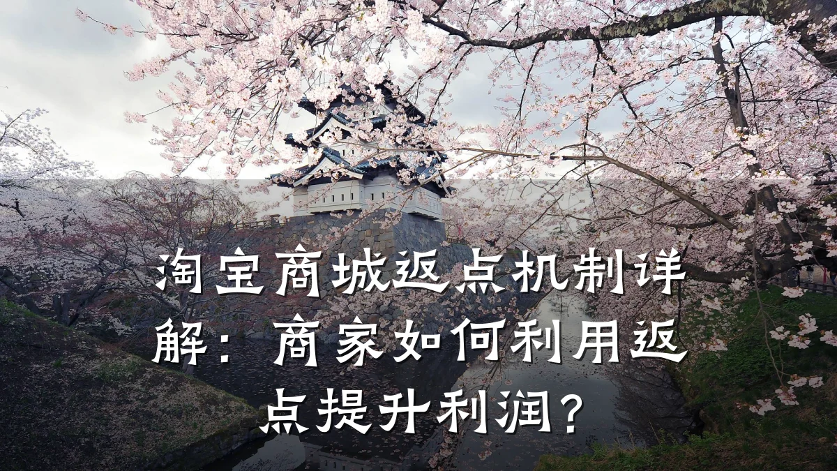淘宝商城返点机制详解:商家如何利用返点提升利润?