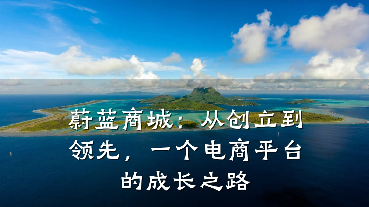 蔚蓝商城:从创立到领先,一个电商平台的成长之路