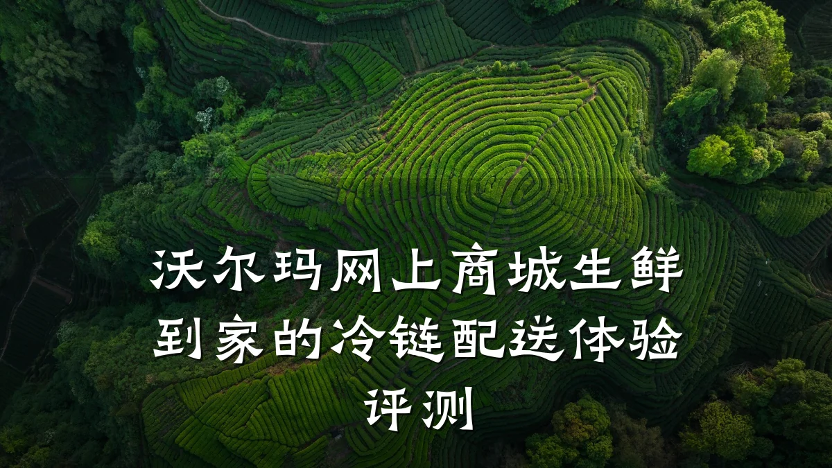 沃尔玛网上商城生鲜到家的冷链配送体验评测