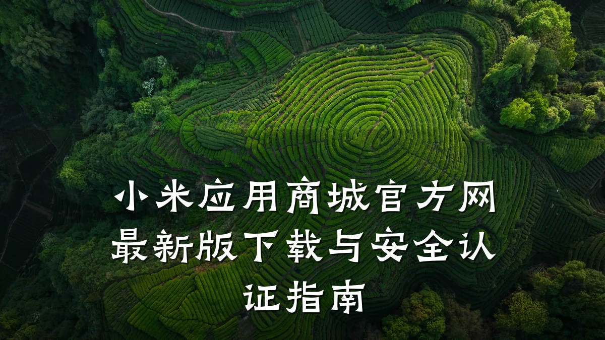 小米应用商城官方网最新版下载与安全认证指南