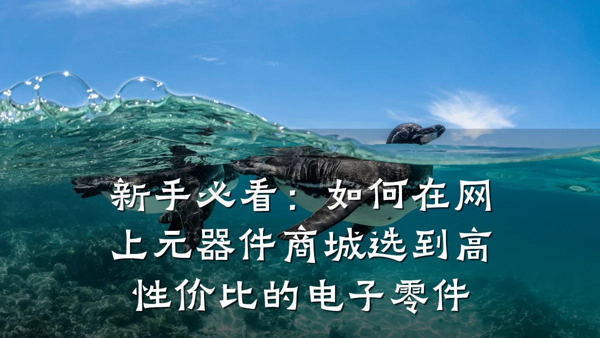 新手必看:如何在网上元器件商城选到高性价比的电子零件