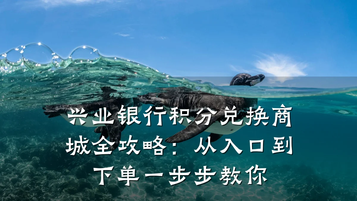 兴业银行积分兑换商城全攻略:从入口到下单一步步教你