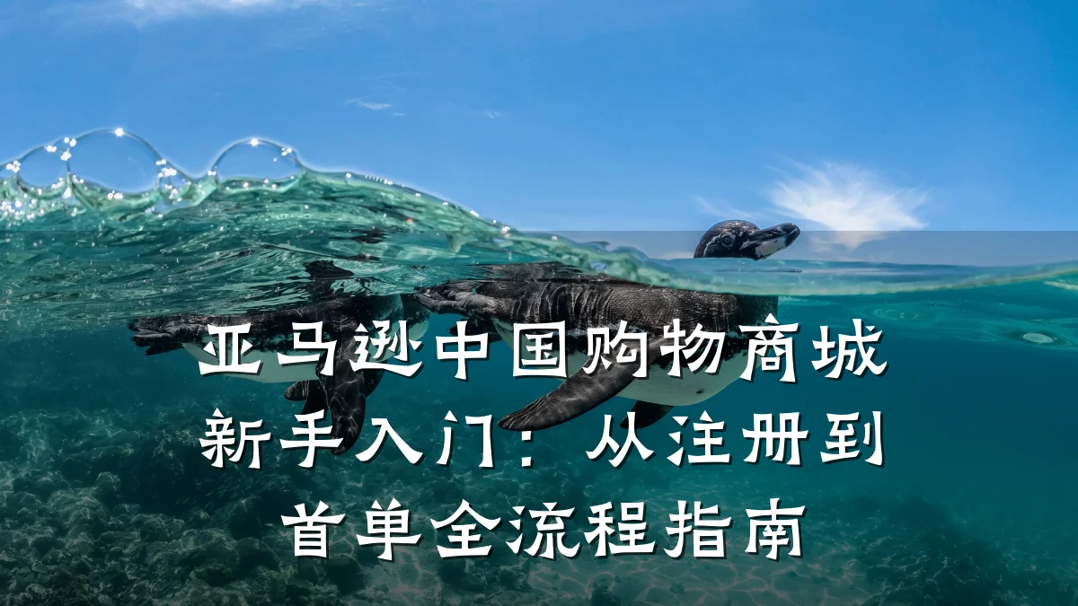 亚马逊中国购物商城新手入门：从注册到首单全流程指南