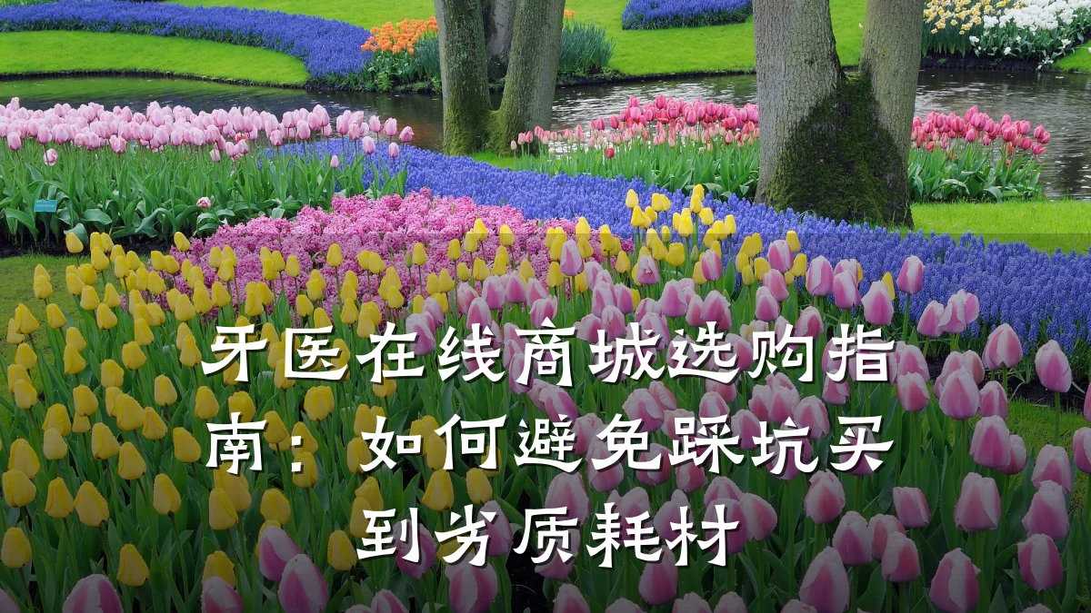 牙医在线商城选购指南:如何避免踩坑买到劣质耗材