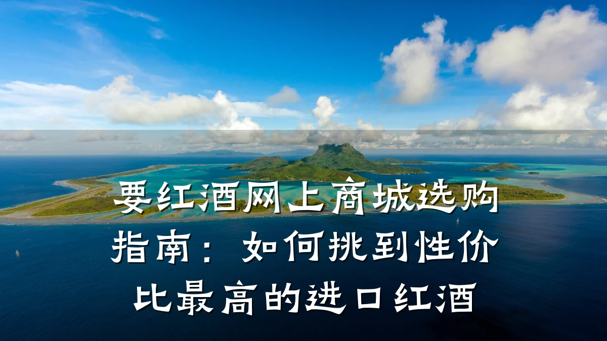 要红酒网上商城选购指南:如何挑到性价比最高的进口红酒