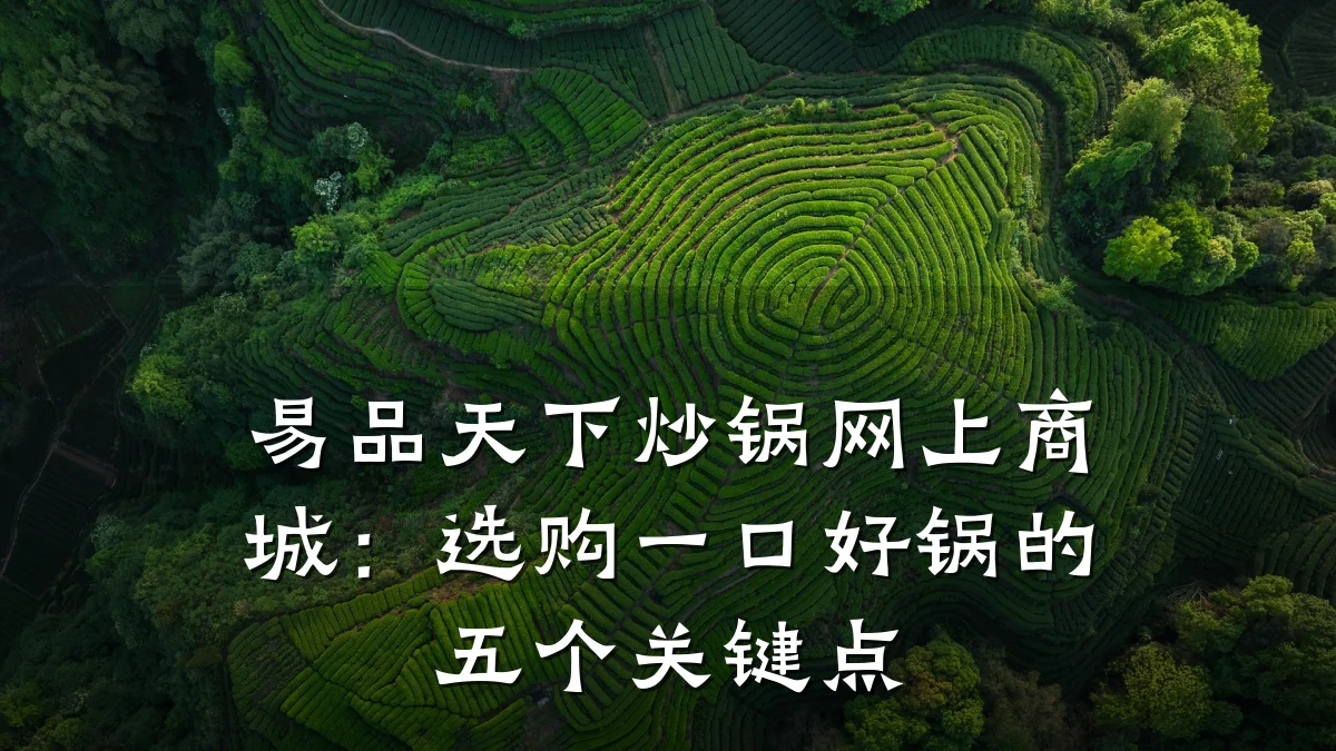 易品天下炒锅网上商城：选购一口好锅的五个关键点