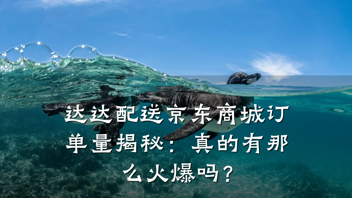 达达配送京东商城订单量揭秘:真的有那么火爆吗?