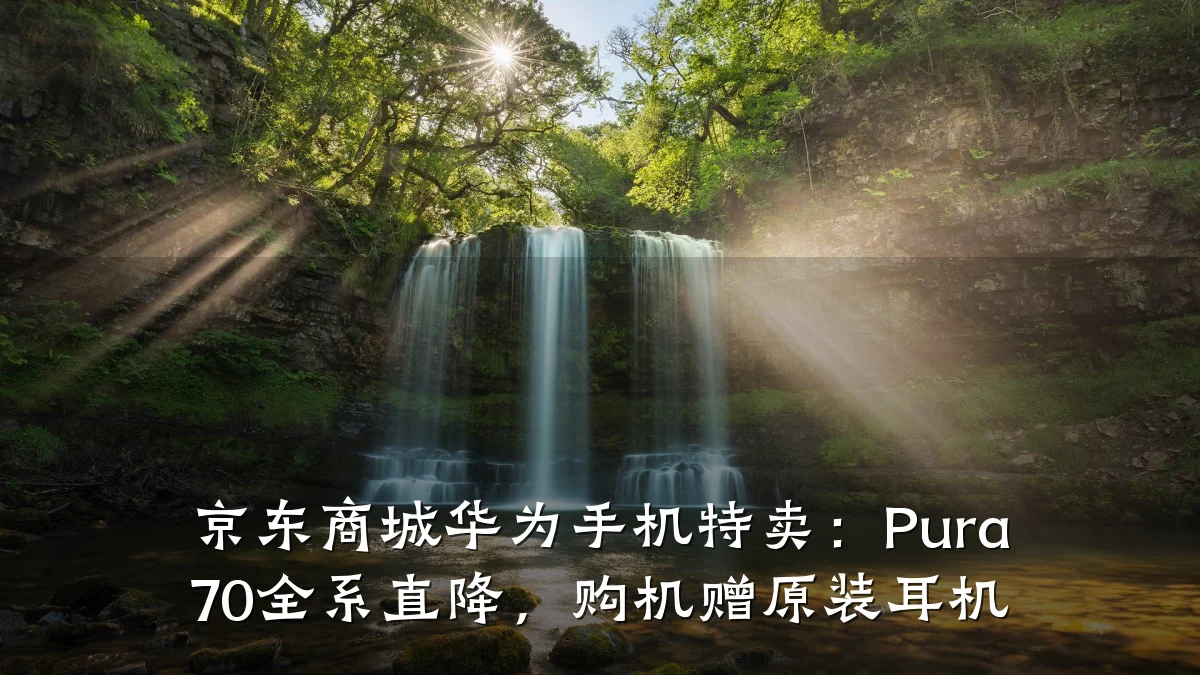 京东商城华为手机特卖:Pura 70全系直降,购机赠原装耳机