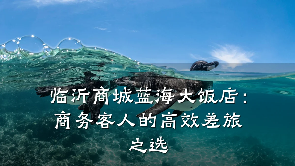 临沂商城蓝海大饭店:商务客人的高效差旅之选