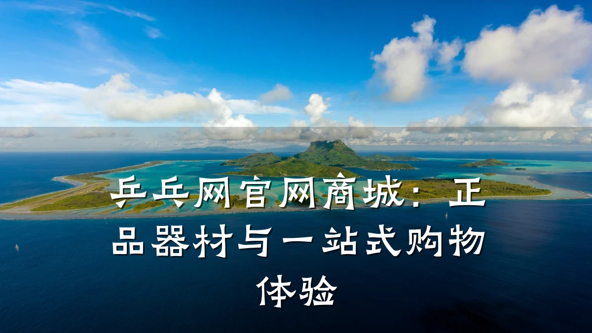 乒乓网官网商城:正品器材与一站式购物体验