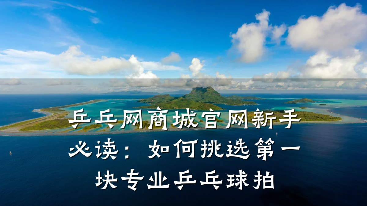 乒乓网商城官网新手必读:如何挑选第一块专业乒乓球拍