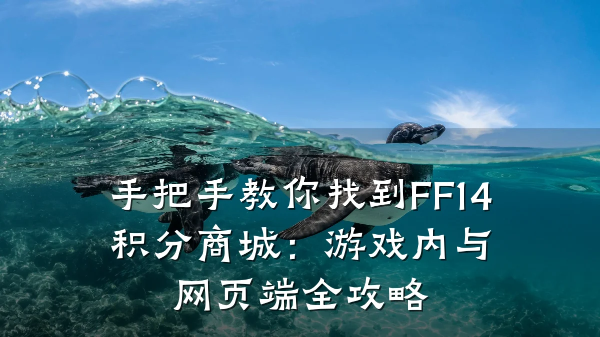 手把手教你找到FF14积分商城：游戏内与网页端全攻略