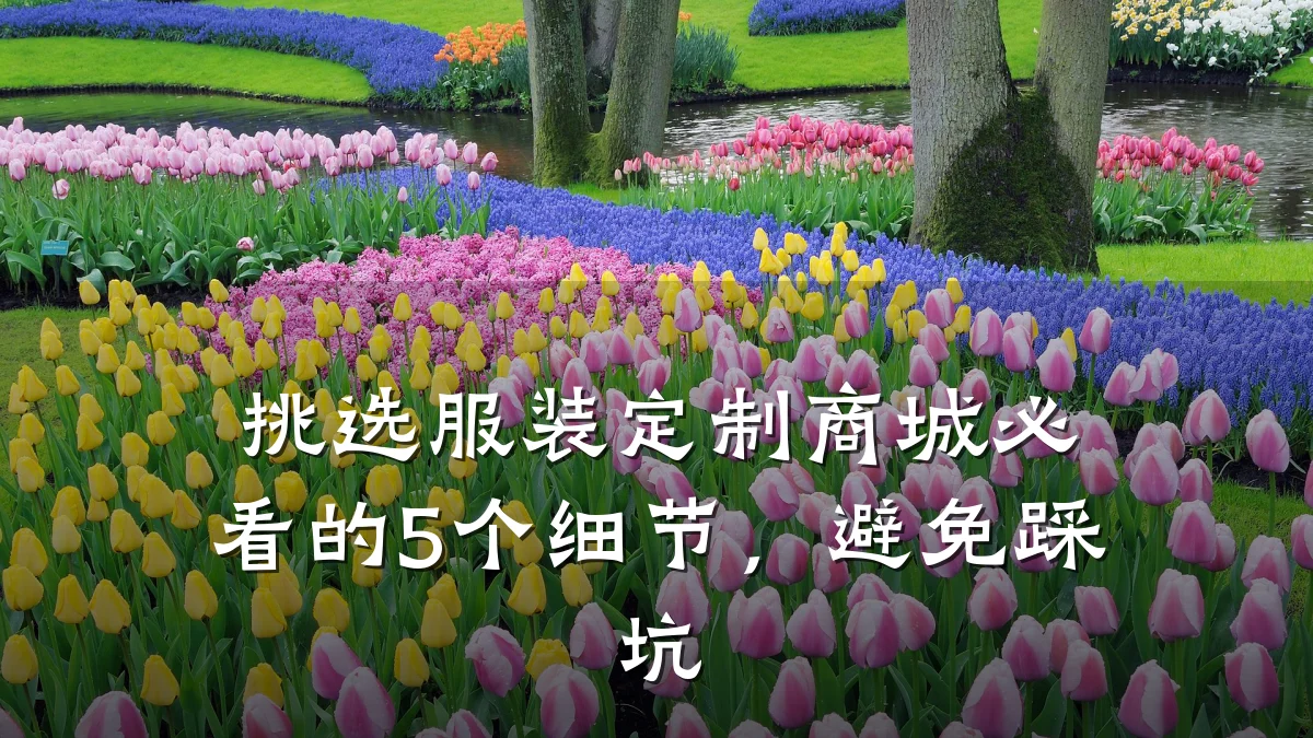 挑选服装定制商城必看的5个细节，避免踩坑