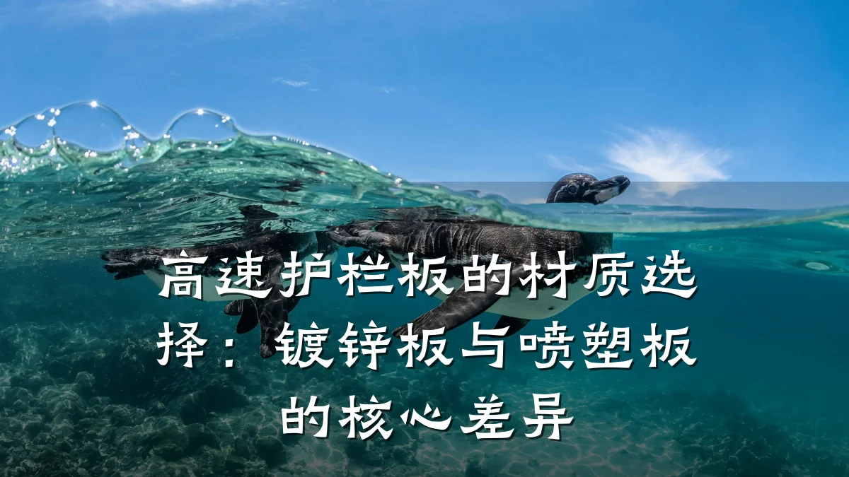 高速护栏板的材质选择:镀锌板与喷塑板的核心差异