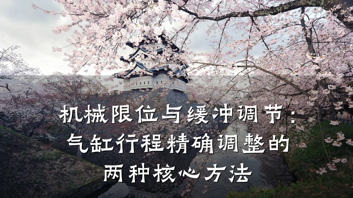 机械限位与缓冲调节:气缸行程精确调整的两种核心方法